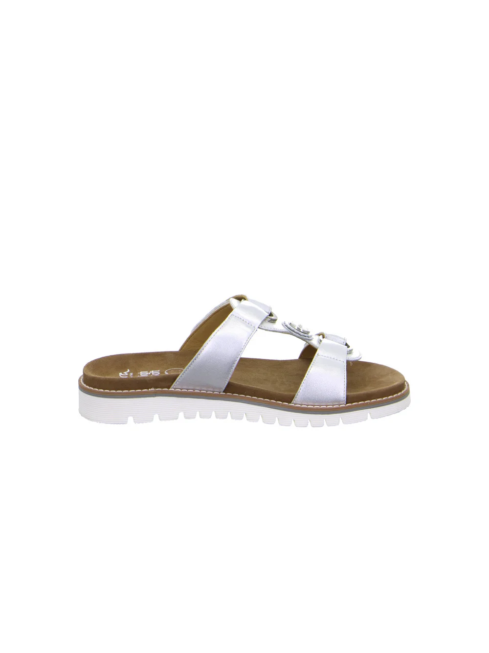 Pantolette Kent-Sport silber