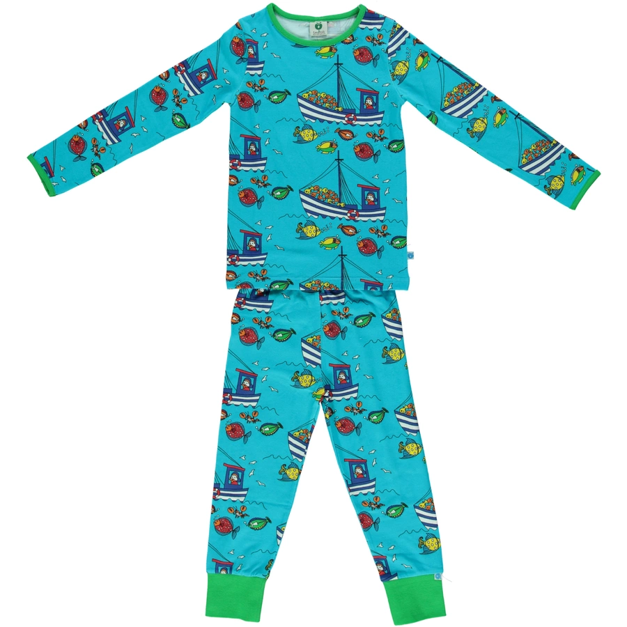Smafolk Pyjama Fisherman Blue Atoll