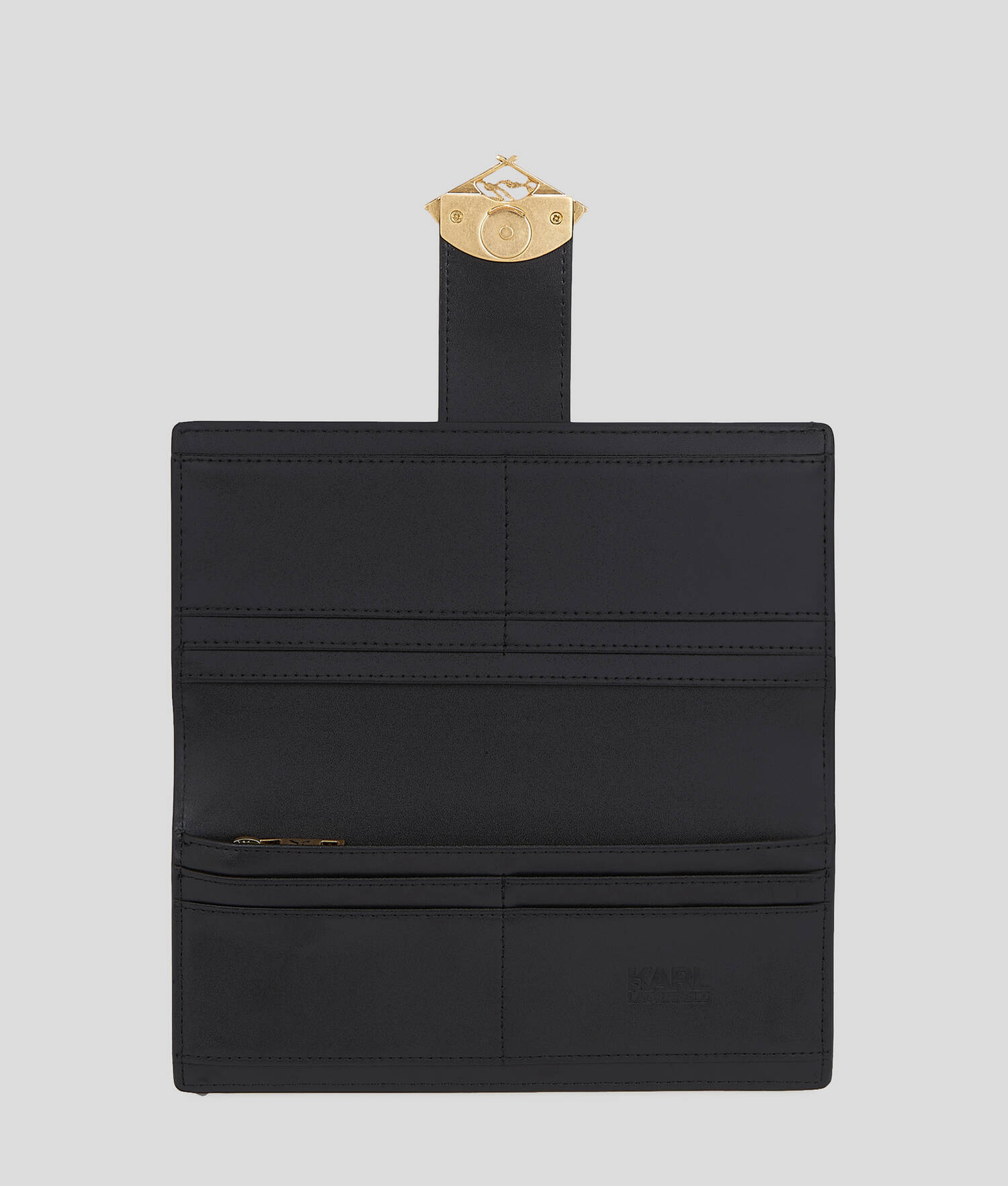 PORTEFEUILLE CONTINENTAL MOTIF ÉVENTAIL K/SIGNATURE