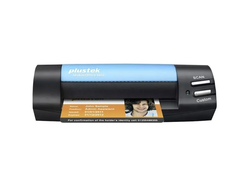Plustek MobileOffice S602 - Kortscanner - Contact Image Sensor (CIS) - A6 - 1200 dpi x 1200 dpi - op til 800 scanninger pr. dag - USB 2.0