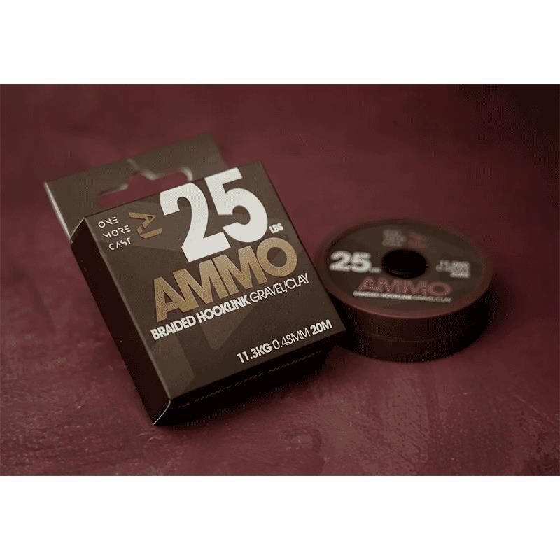 Tresse À Bas De Ligne One More Cast Ammo Camo Braided Hooklink - 20M