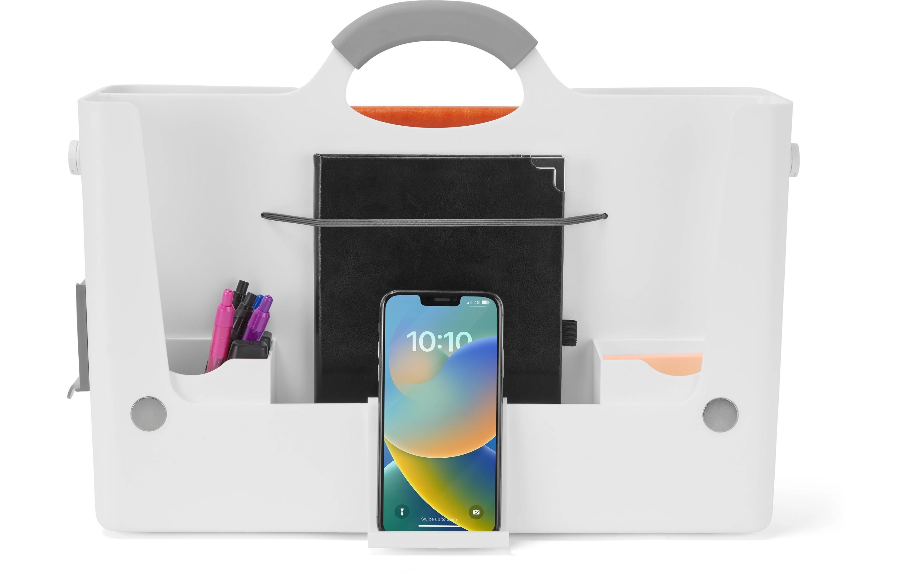 Aufbewahrungssystem Hotbox 2 WeissAufbewahrungstool für das mobile und hybride Arbeiten