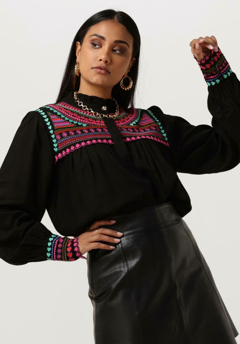 HARPER & YVE zwarte harper & yve blouse yasmin-ls
