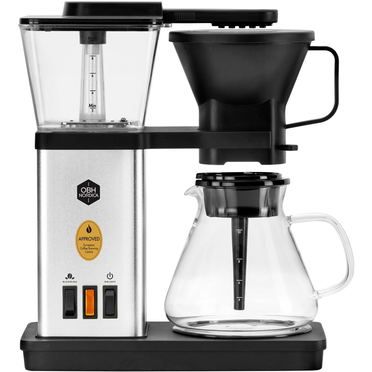 Blooming Coffee Maker 1.25 liter, silver