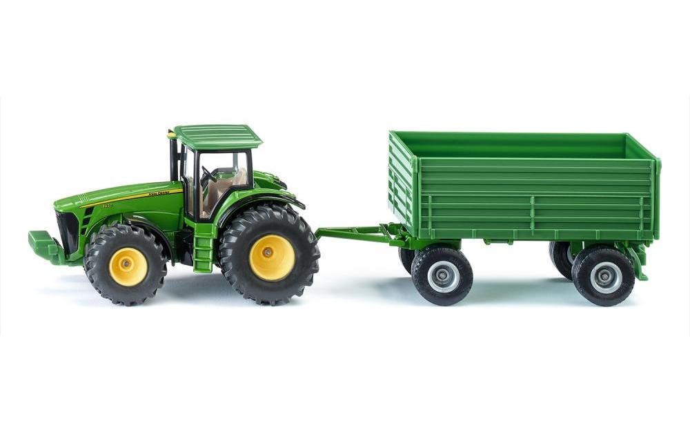 Traktor John Deere 8430 mit Kipper 1:50Siku Farmer Traktor Modell mit 2-Achs Kipper