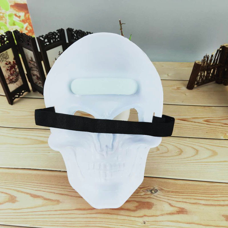 Grusel Maske Fasnachts Halbmaske Kostüm Zubehör Motto Party Accessoire Halloween Foto Requisite - Totenkopf