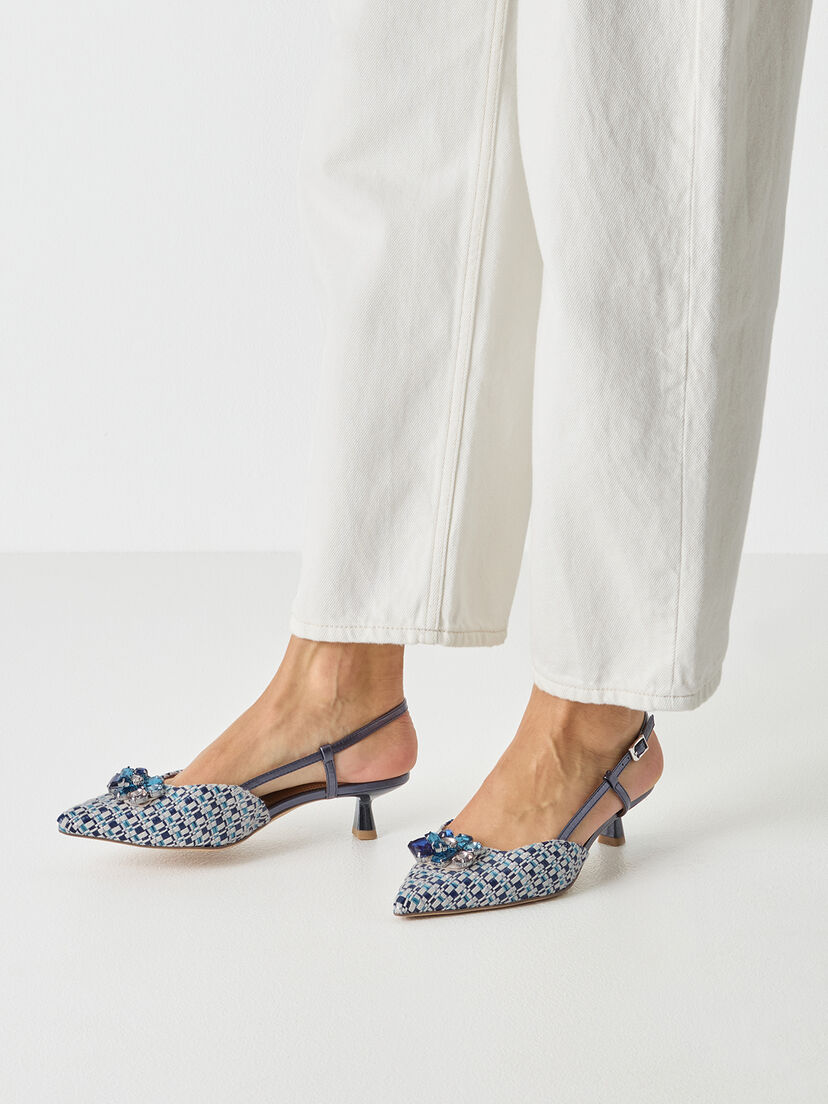 Slingpumps - blauw
