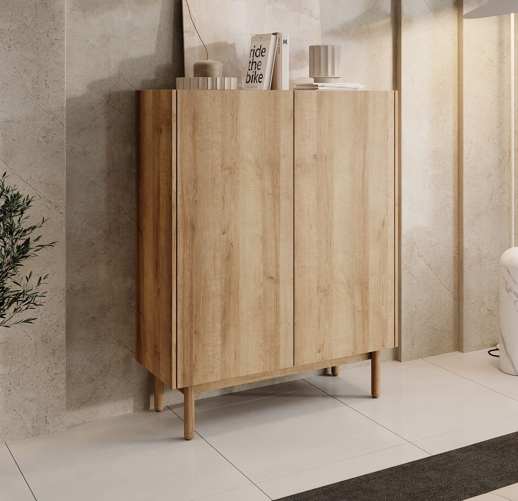Meubella - Dressoir Cayenne - Eiken - 97 cm