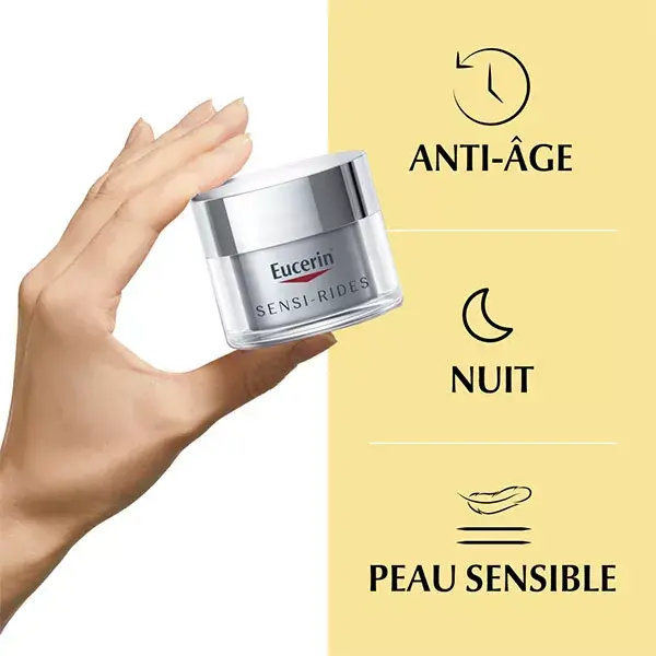 Creme Noturno Antirrugas Eucerin Sensi-Wrinkle 50ml