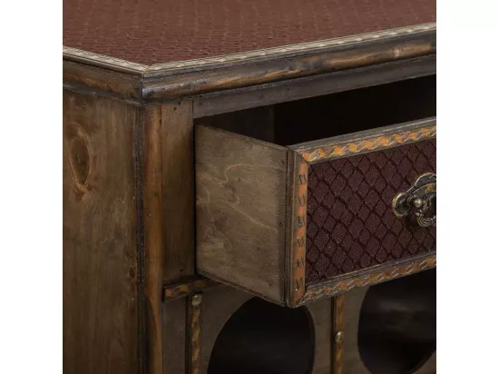 Meuble à bouteilles en bois marron 63x31x69,5h