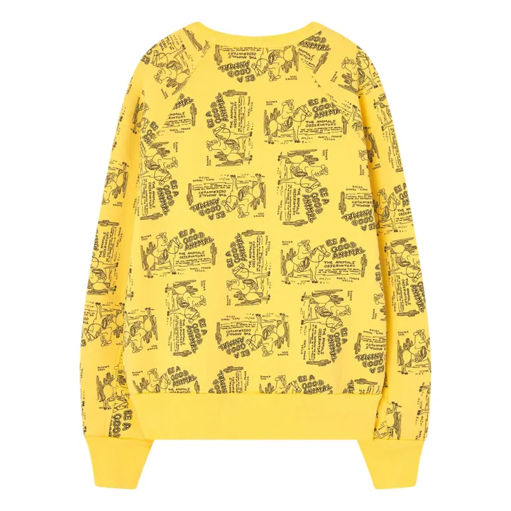 The Animals Observatory Sweat Shark Fantôme | Jaune
