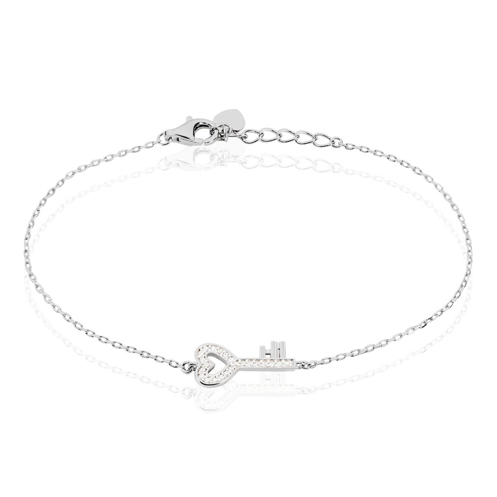 Bracelet Amy Argent Blanc Oxyde De Zirconium