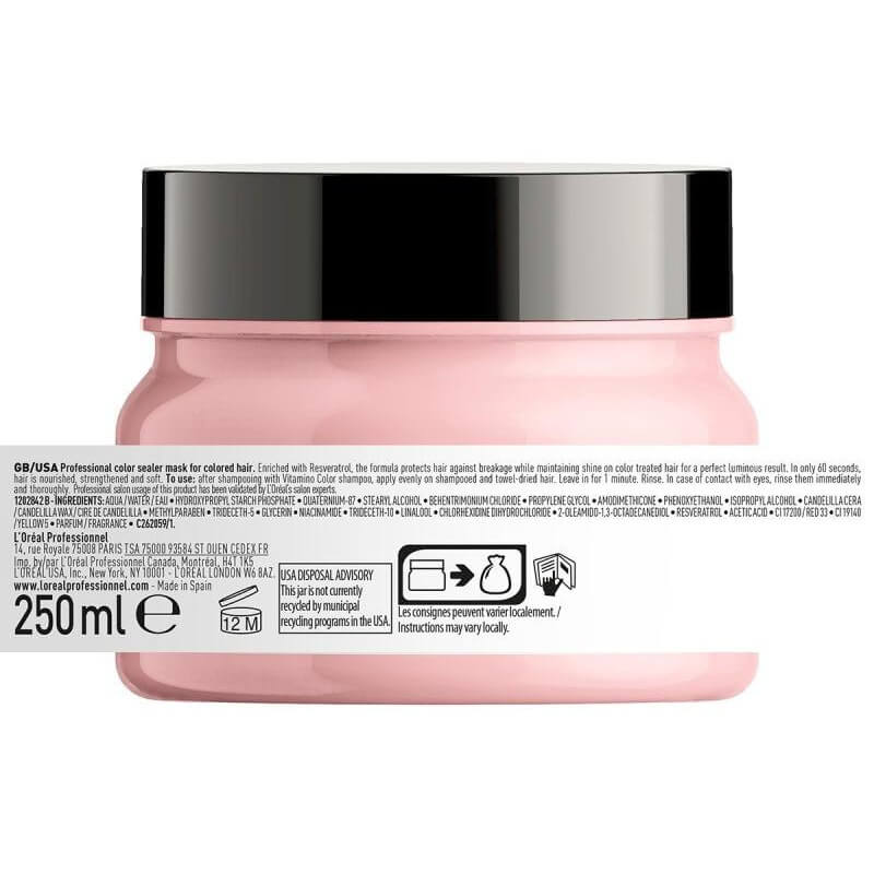 Masque Vitamino Color L'Oréal Professionnel 250ML