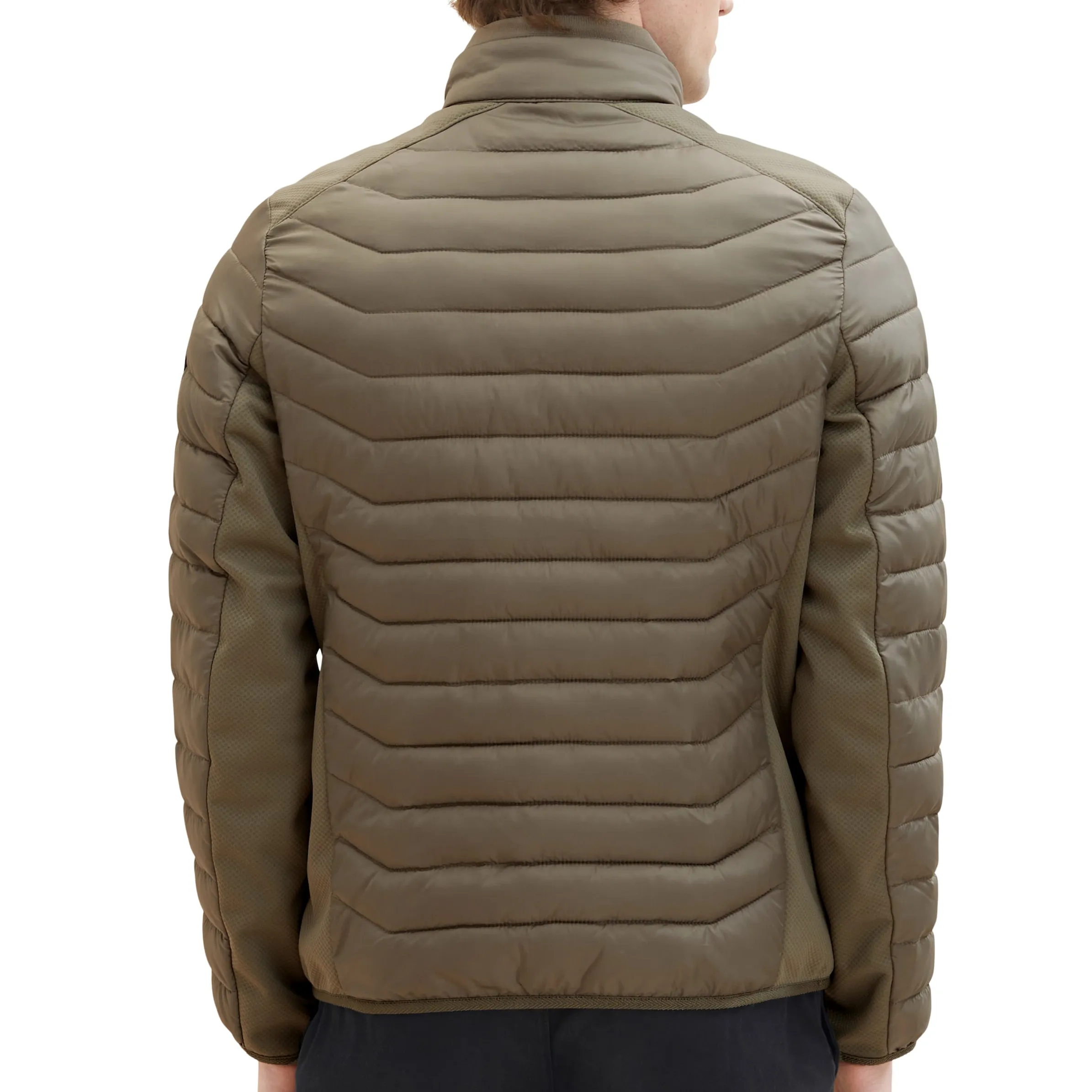 Herren Hybrid-Steppjacke mit Softshelleinsätzen