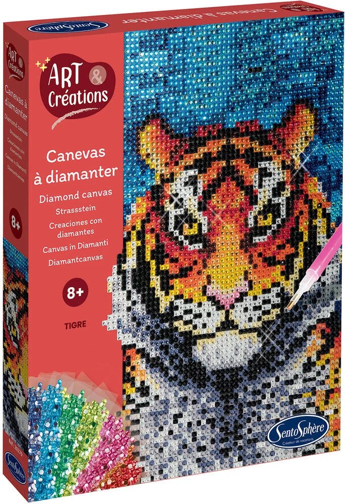 CANEVAS A DIAMANTER - TIGRE