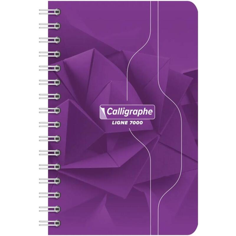 Carnet reliure intégrale 7000 9x14 cm 100 pages petits carreaux 70 g - Assortis
