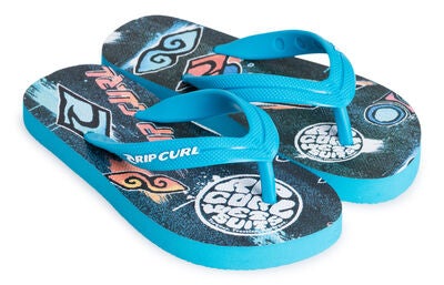 Rip Curl Brush Strokes Flip Flop, Blue