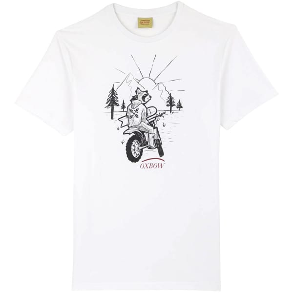 T-shirt OXBOW Q2TACOON WHITE