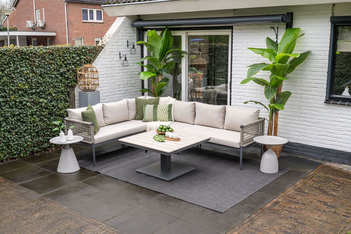 Garden Impressions Teramon 4-delige hoekset - Taupe