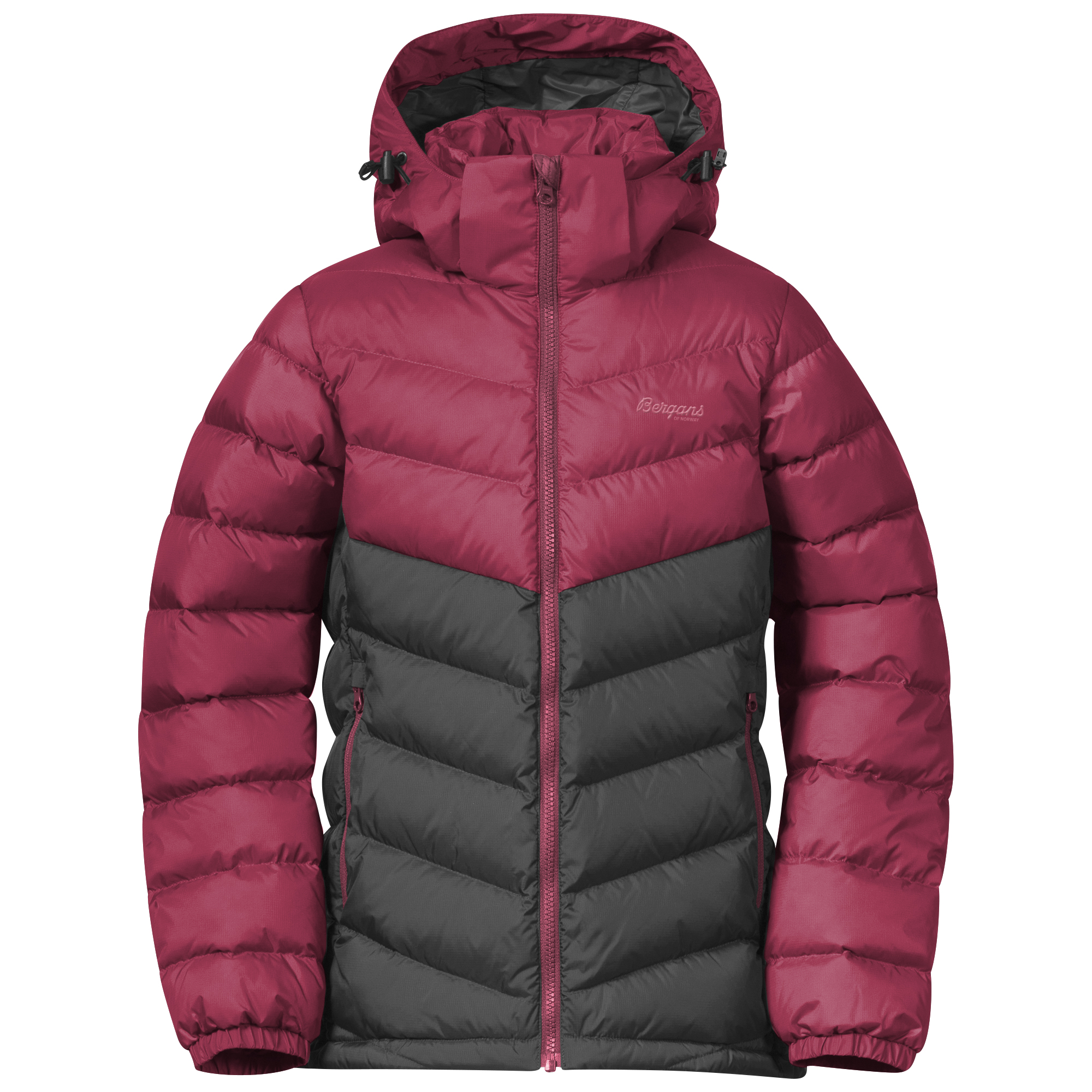 Bismo Down Jacket Jente DkCreamy Rouge/SolidChar/Cream