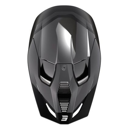 Casque cross Shot RACE - SKY - CHROME 2024 - Gris