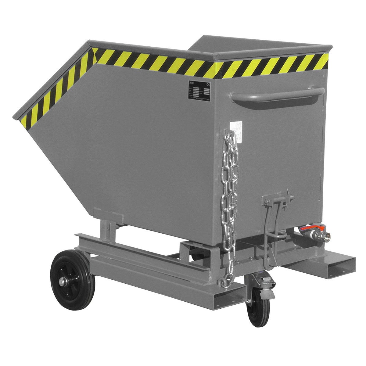 Bauer chipwagen SKW-ET 400, gelakt, muisgrijs