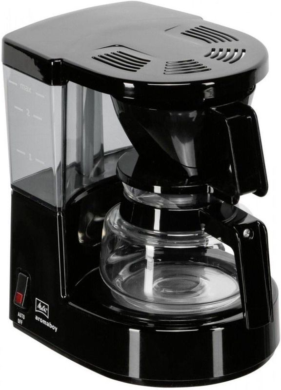 Melitta - 101502 - Koffiezetapparaat - Zwart - Glazen Pot Voor 2 Kopjes