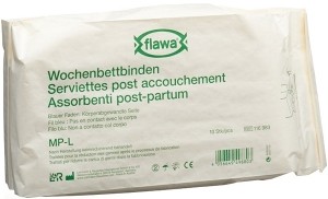 Flawa Wochenbettbinden MP-L 32 x 8 cm keimreduziert