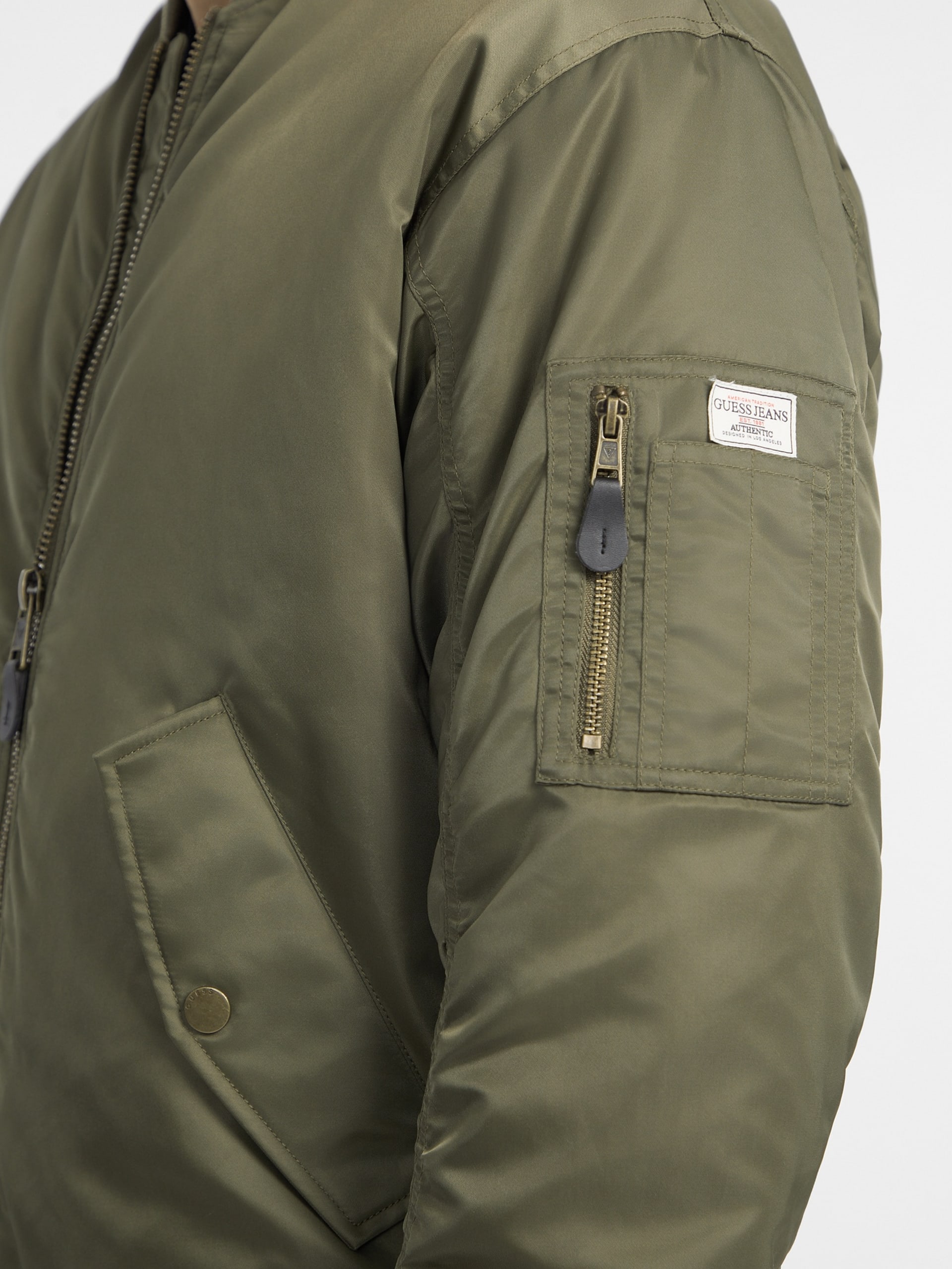 Jaqueta bomber de nylon