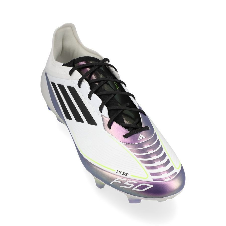 adidas F50 Messi Elite FG Triunfo Estelar - Blanc/Noir/Violet