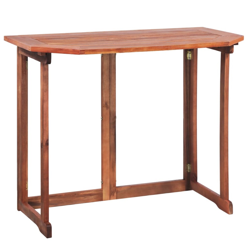 Mobilier de bistro 2 pièces bois d'acacia massif