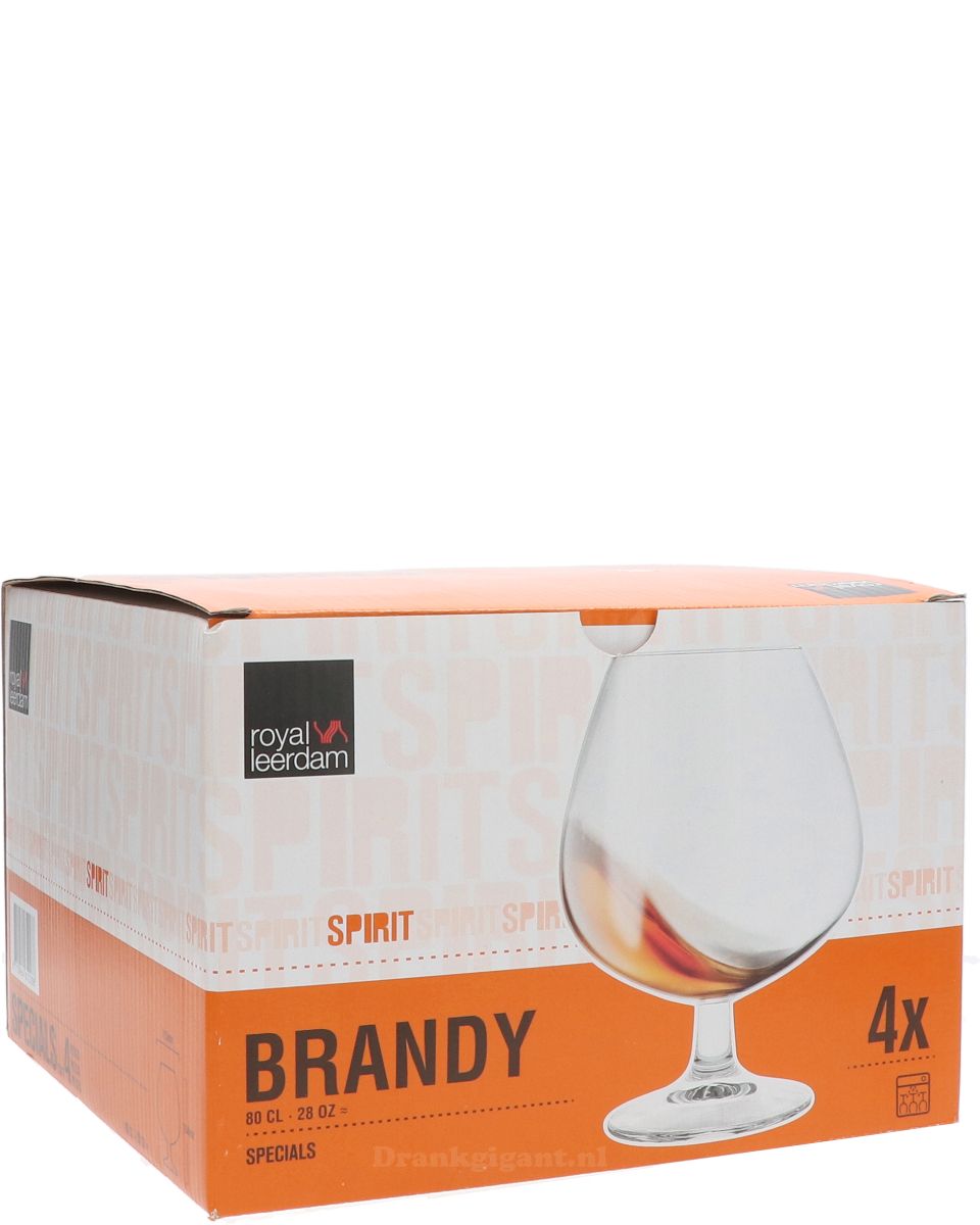 Royal Leerdam Brandy / Cognac Glas Set Van 4 320 cl