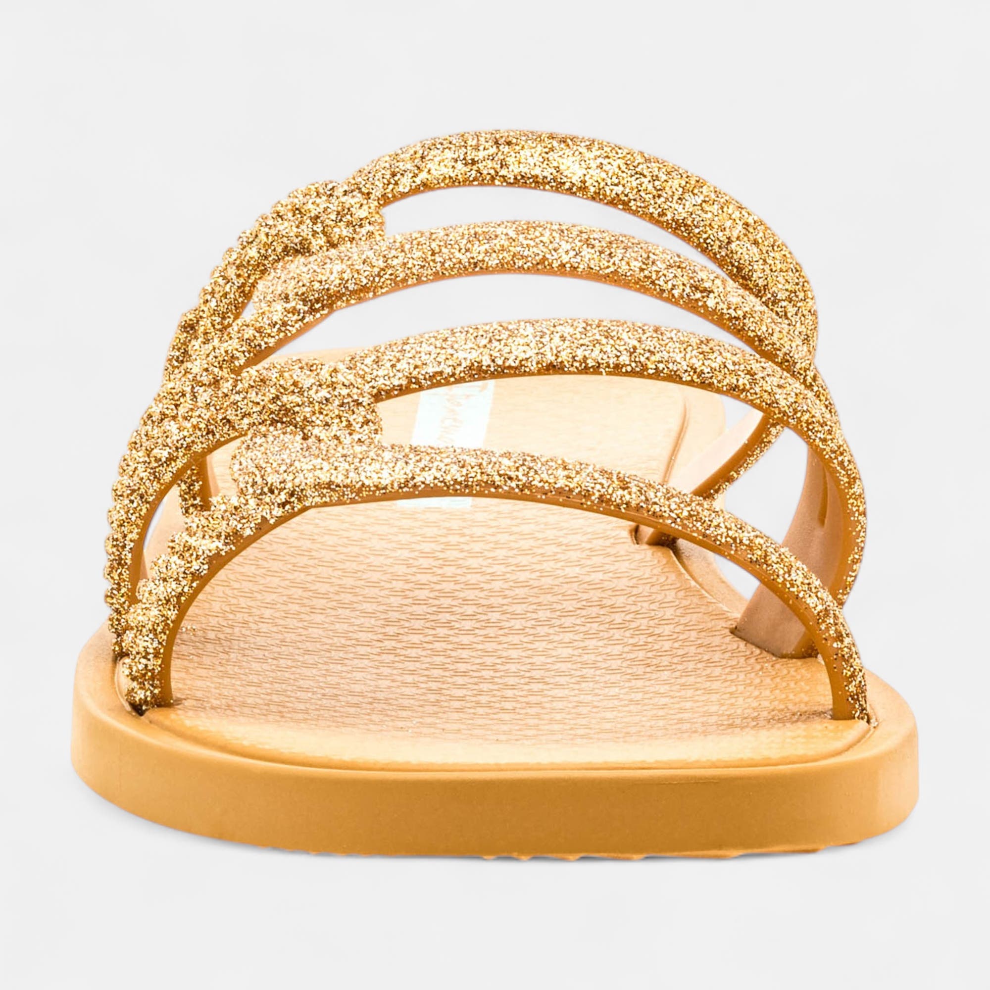 Claquettes de plage Femme or