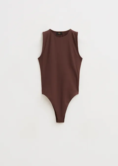 Effen body bruin (BRN.D)