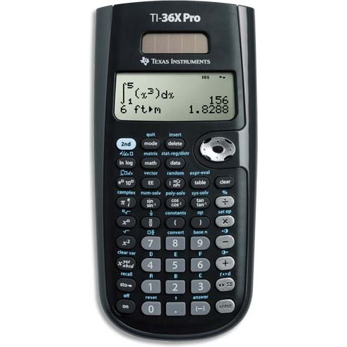 Calculatrice texas instruments scientifique ti-36x pro écran 4 lignes racine carrée probabilité 405x8325x200 5506gr