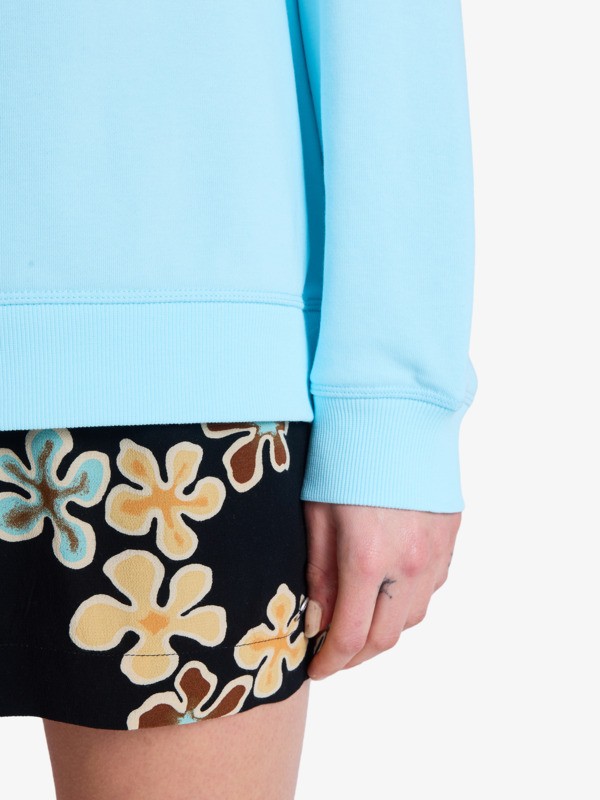 Surf Stoked Terry Vint Sweat Bleu Femme