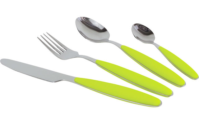 Gimex Edelstahlbesteck Set mit Soft-Touch-Griff 16 teilig
