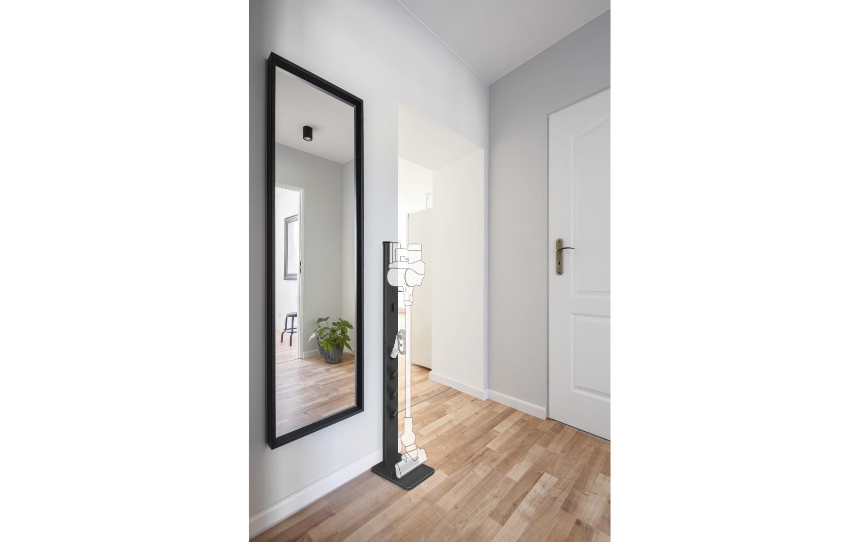 Standfuss 128 cm, SchwarzOrganizer für Akkustaubsauger