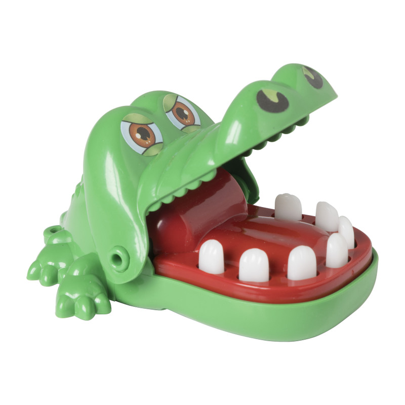 Bijtende krokodil mini spelletje