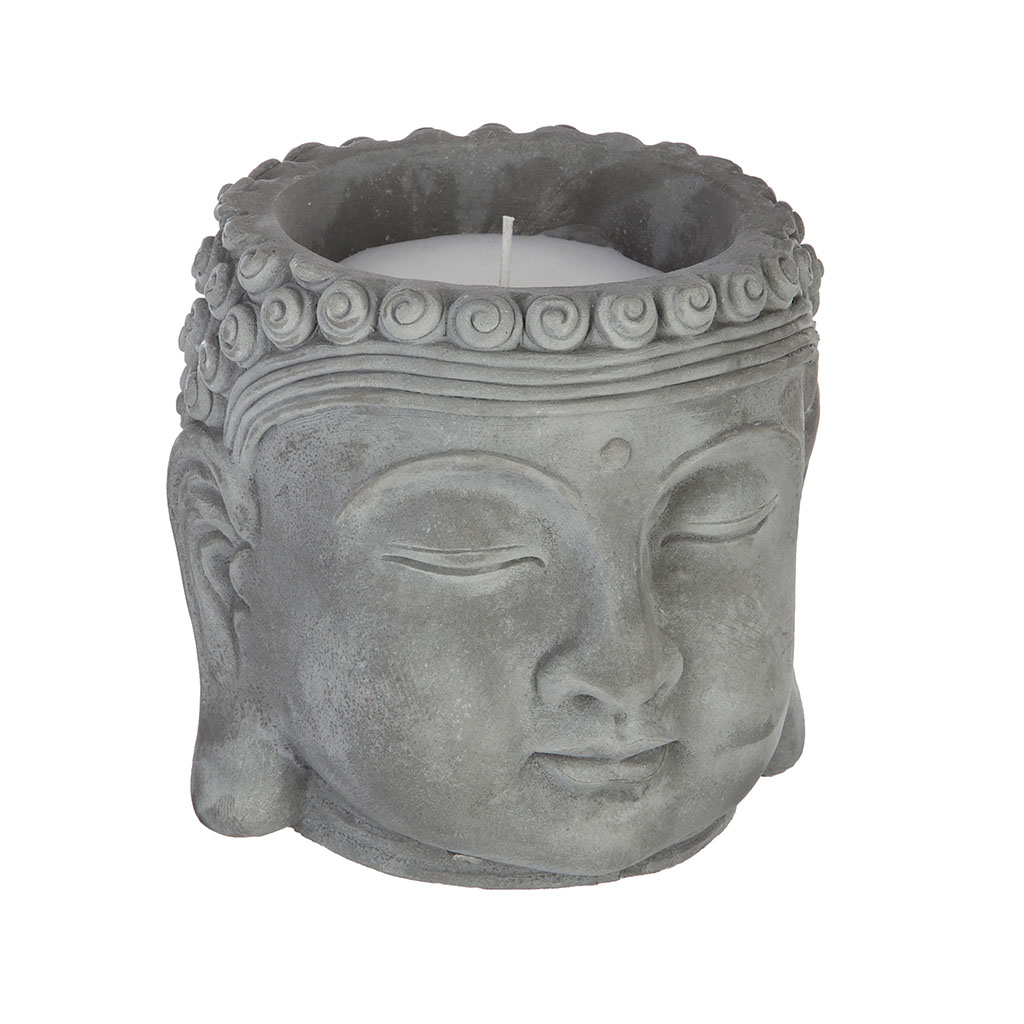 Bougie parfumée bouddha senteur citronnelle D 13cm