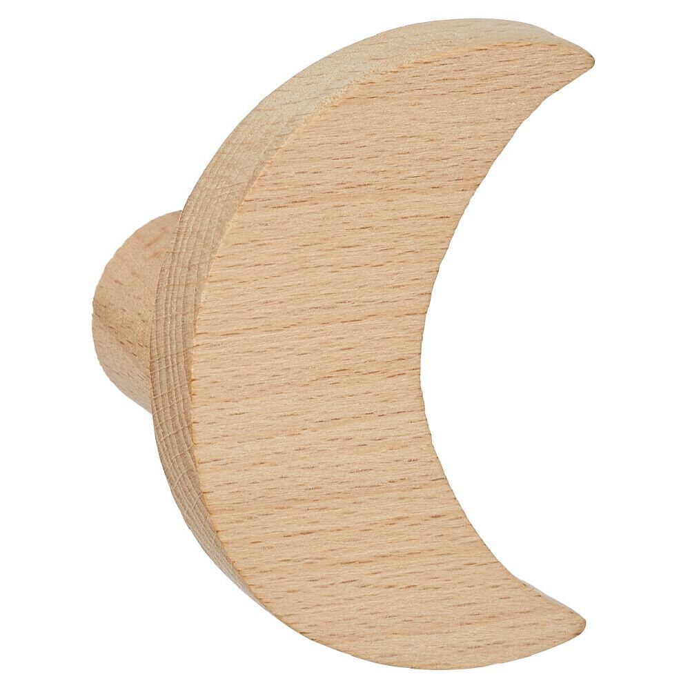 Crochet en bois forme lune, étoile ou nuage