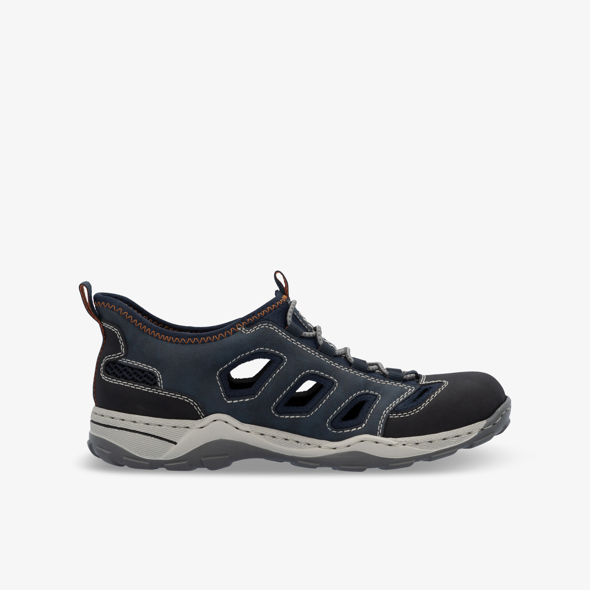 rieker Herren Halbschuhe blau