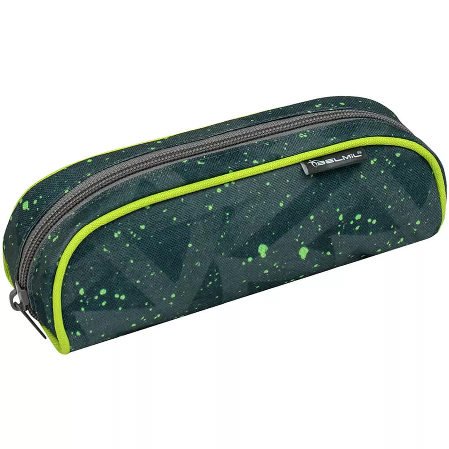 Belmil Schulranzen Classy Schulranzen Set 6-teilig mit Brustgurt Green Splash