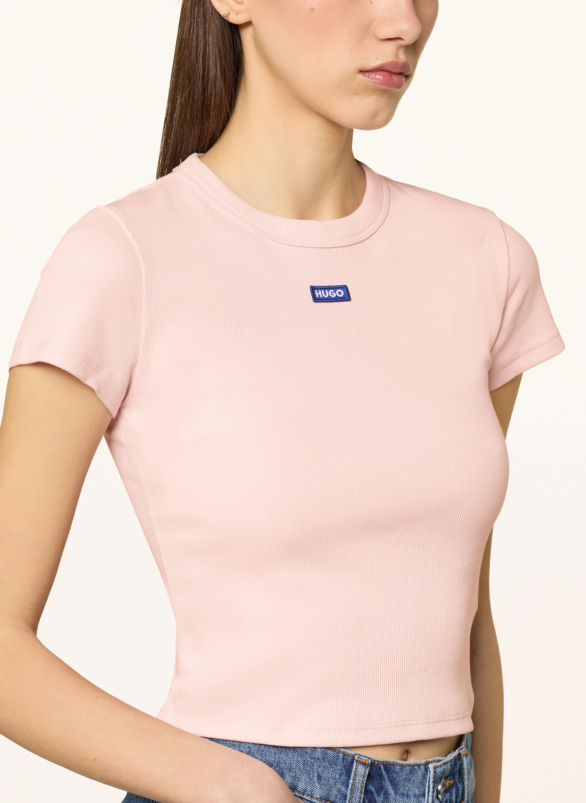 HUGO BLUE Cropped-Shirt
