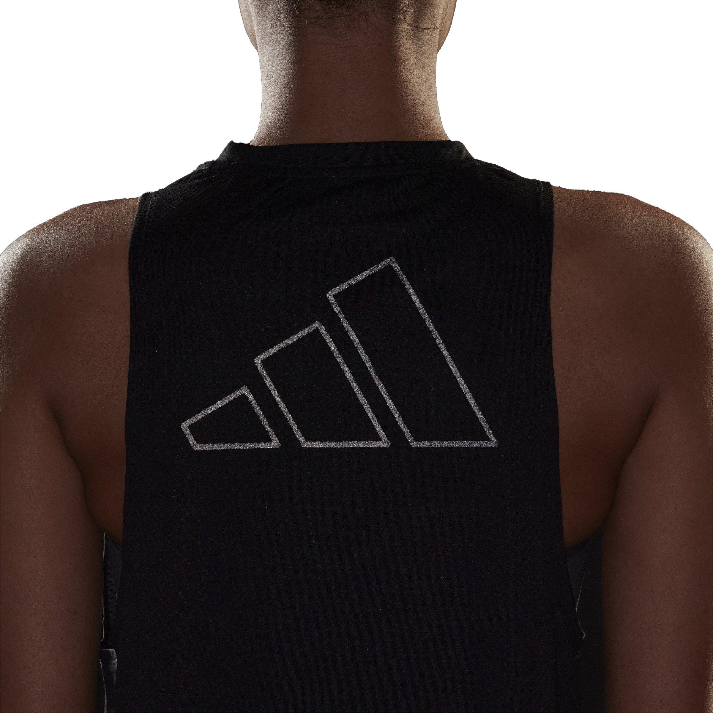 adidas Run Icon 3 Bar Tank Top Womens