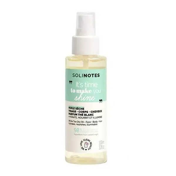 Óleo Seco de Chá Branco Solinotes 100ml