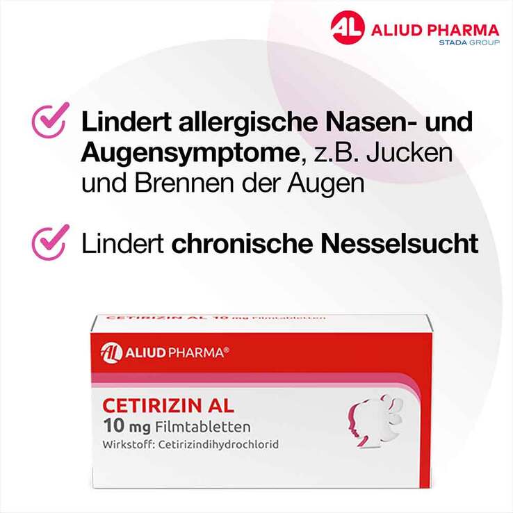 CETIRIZIN AL 10 mg Filmtabletten, 100 St