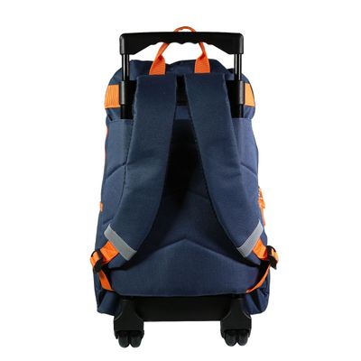 Sac à dos à roulettes Vorax Dinosaure - 2 compartiments - bleu - Bagtrotter