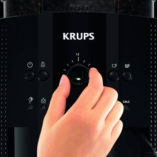 Krups volautomatische espressomachine Arabica EA810B zwart 1,7L