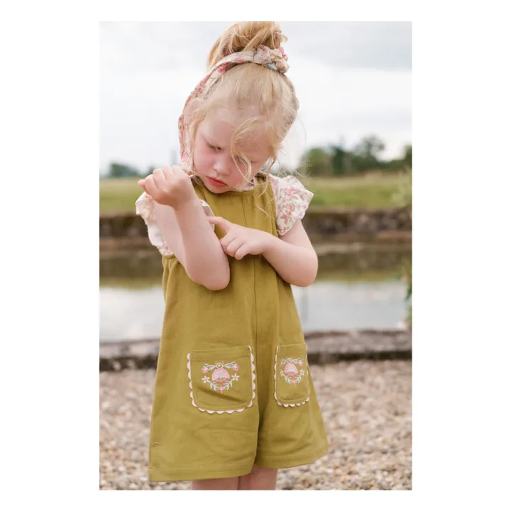 Louise Misha Combishort Elena Twill | Vert kaki